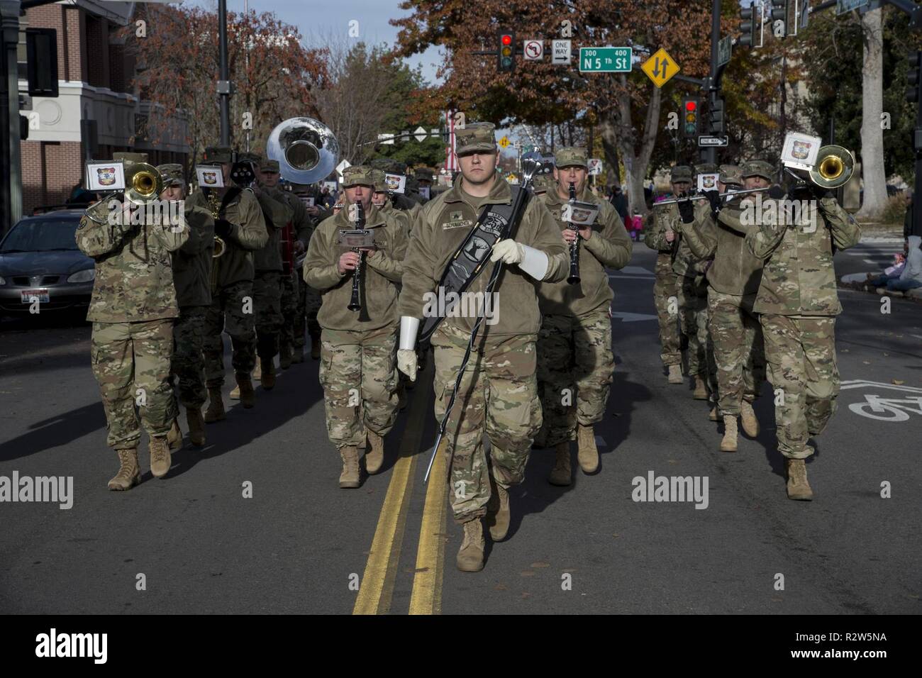Idaho army national guard veterans day parade boise idaho hires stock