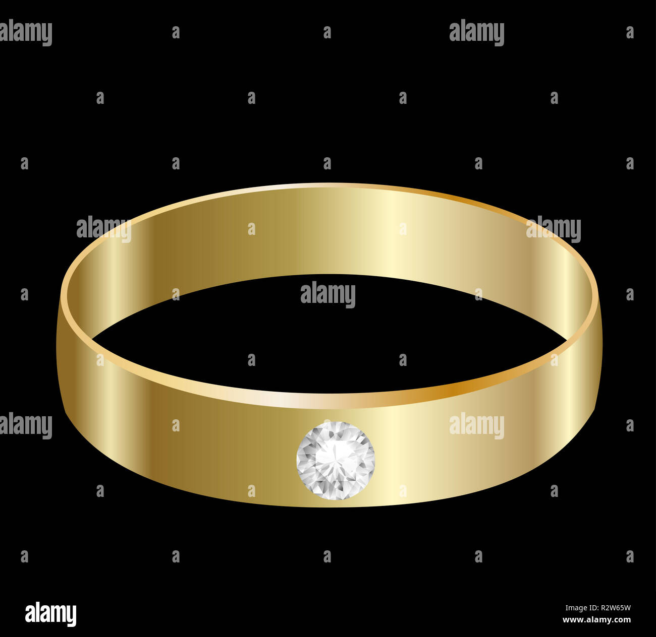wedding ring woman gold Stock Photo Alamy