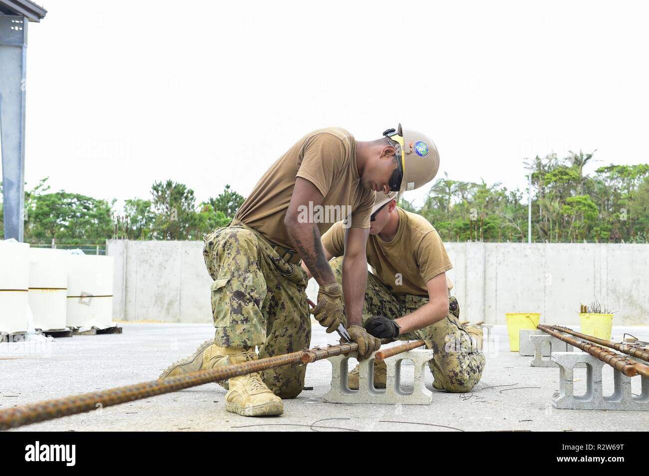 OKINAWA, Japan (Nov. 10, 2018) Builder Constructionman Chance Freeman