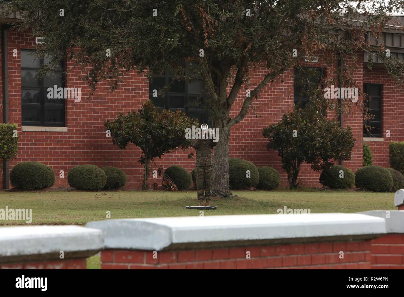 Marines aboard Marine Corps Logistics Base Albany commemorated 100-year