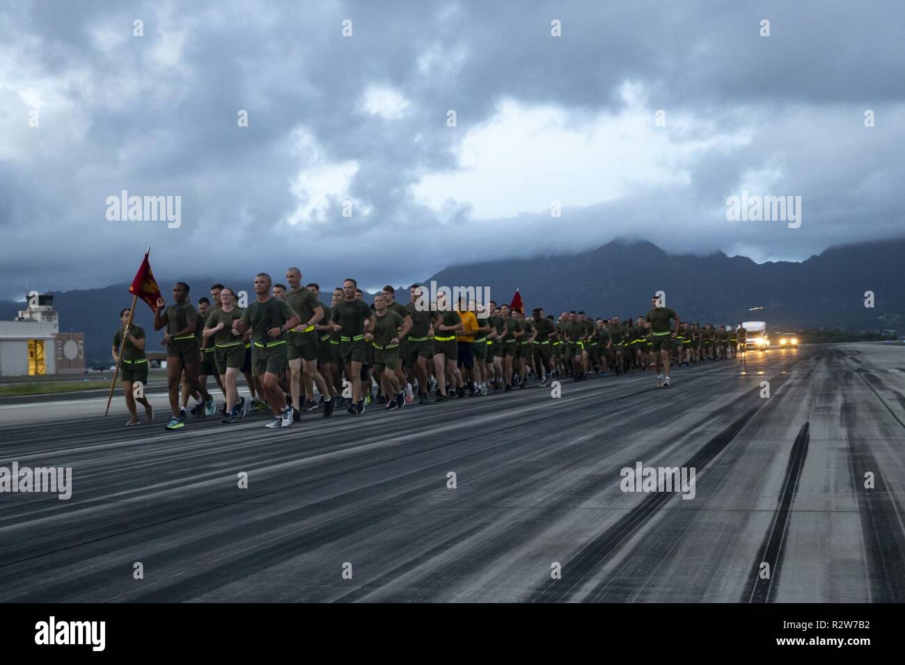 U.S. Marines and Sailors with Marine Corps Air Station (MCAS) Kaneohe