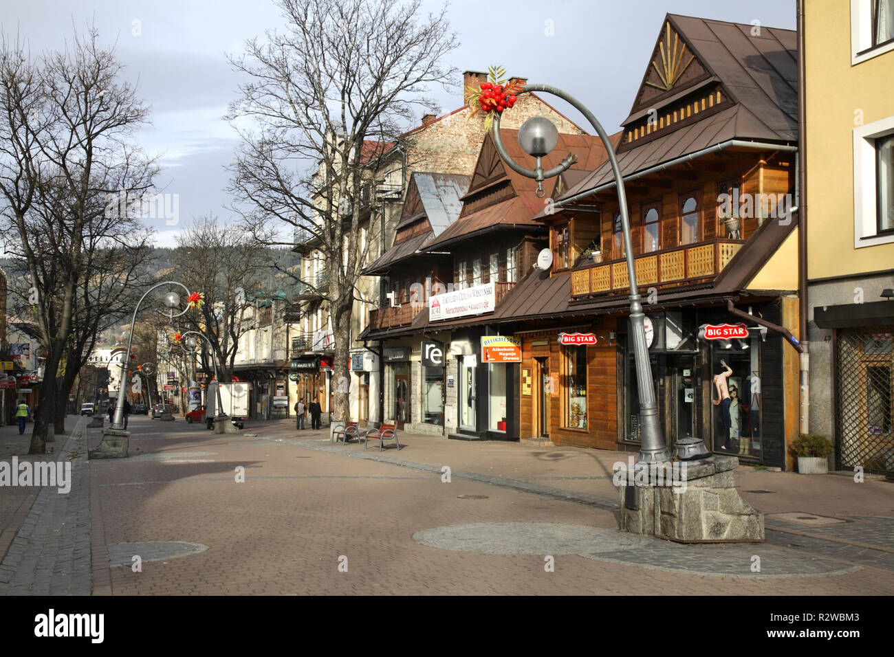 Krupowki street in Zakopane. Poland Stock Photo Alamy