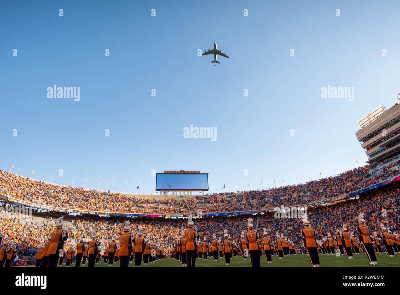 a-kc-135-from-the-134th-air-refueling-wing-conducts-a-flyover-just