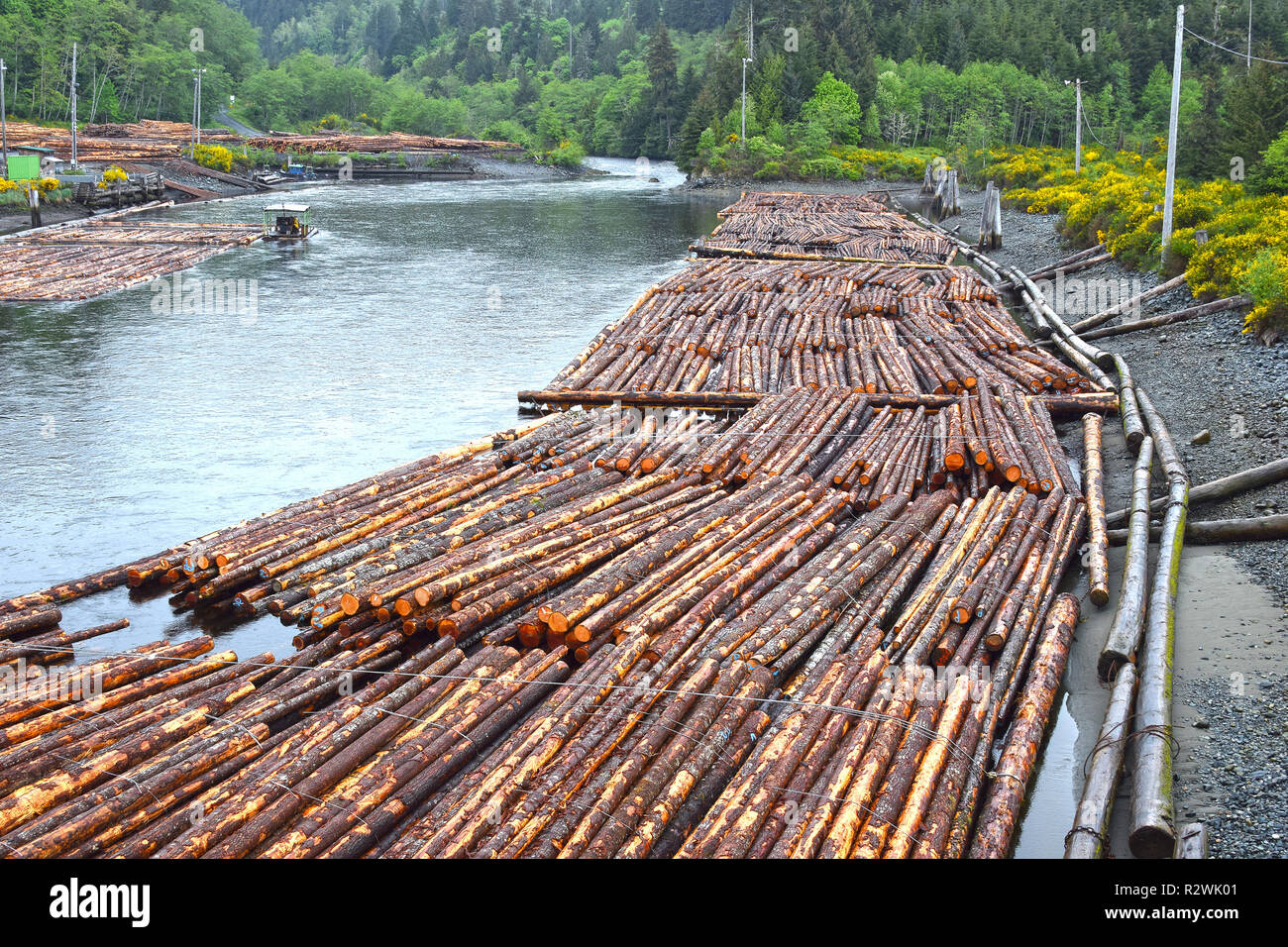 Log raft canada hi-res stock photography and images - Alamy