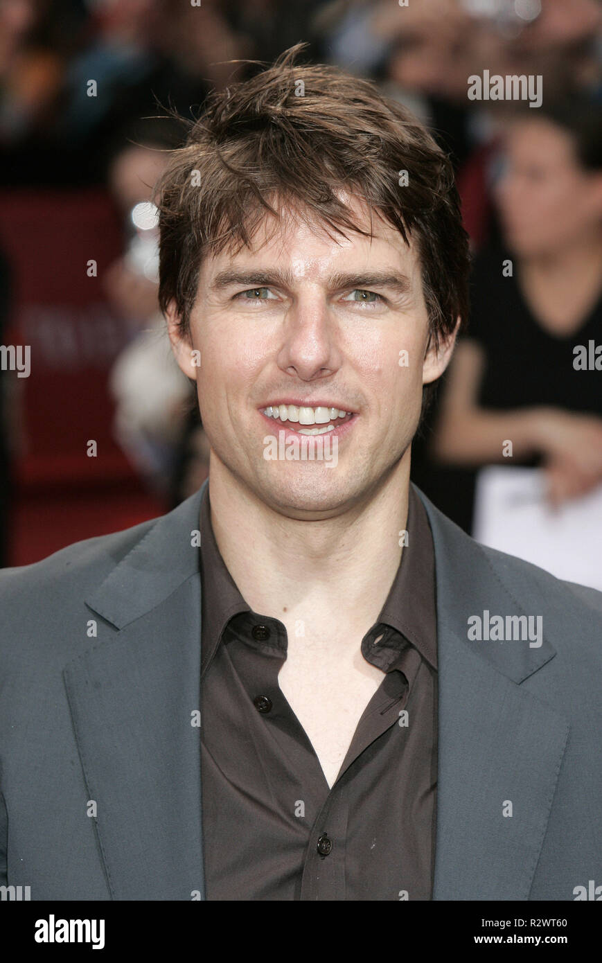 TOM CRUISE WAR OF THE WORLDS PREMIER BER BERLIN GERMANY 14 June 2005 Stock Photo