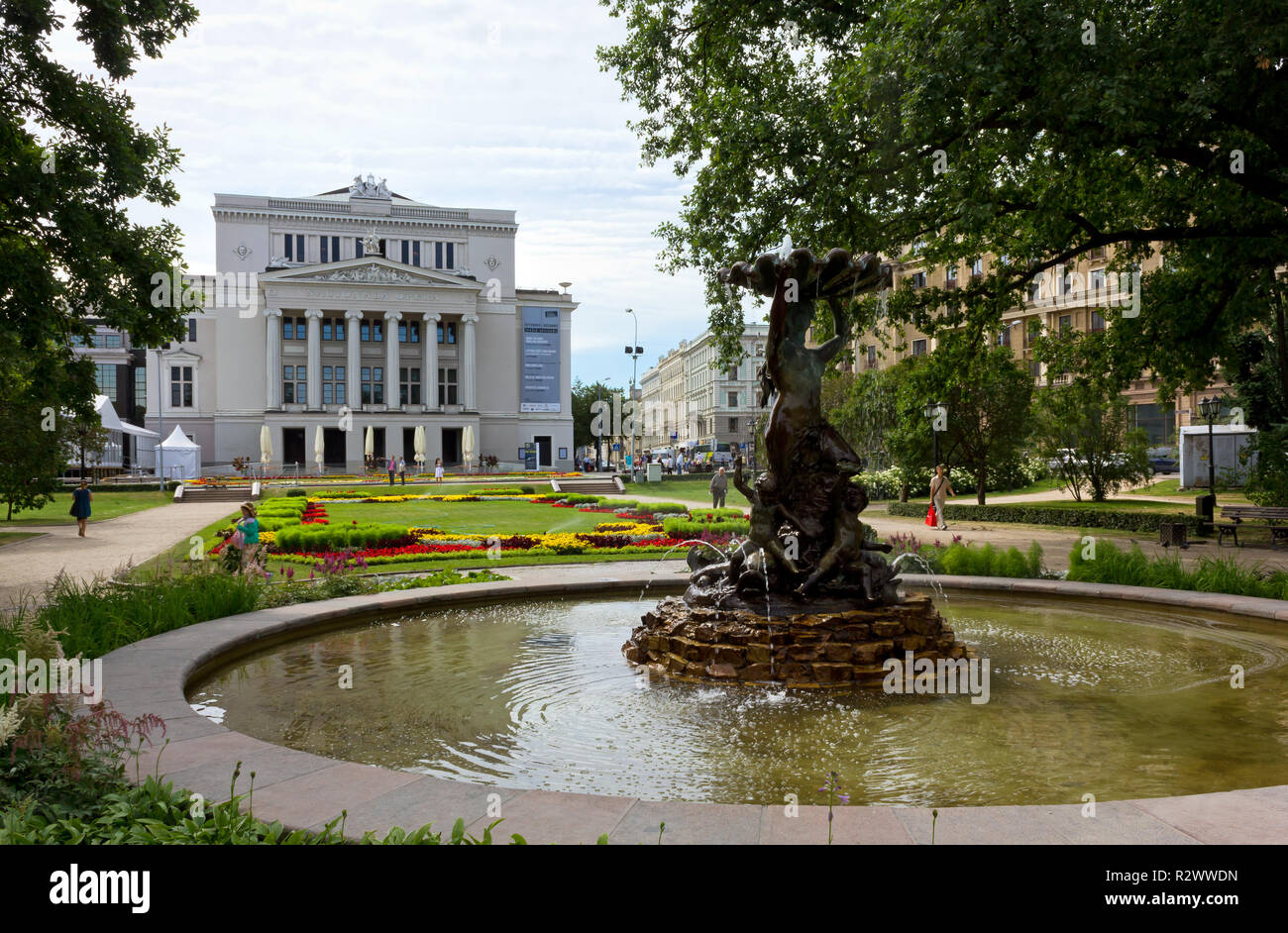 Latvian national opera hi-res stock photography and images - Alamy