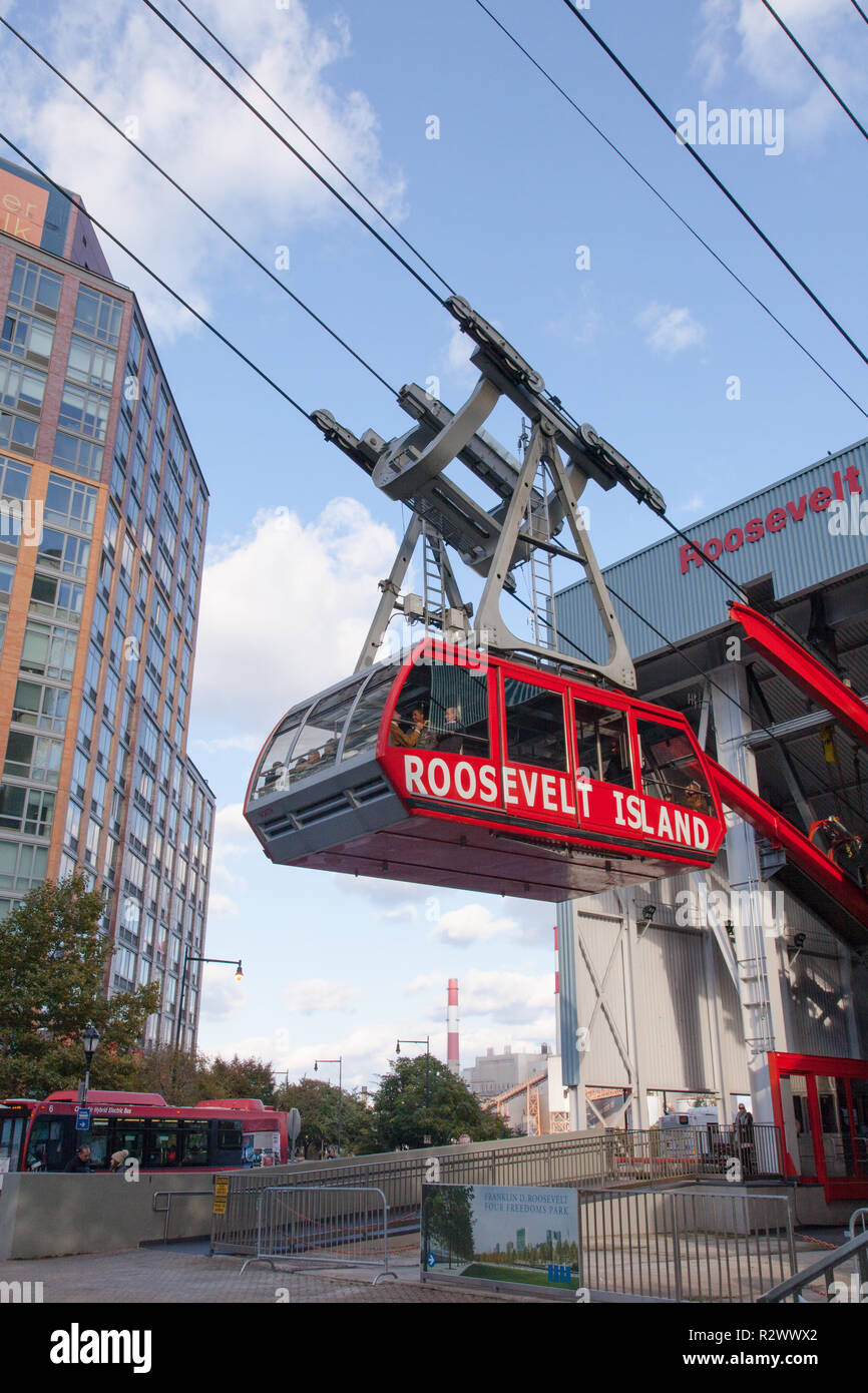 Roosevelt Island cable car, New York City, United States of America