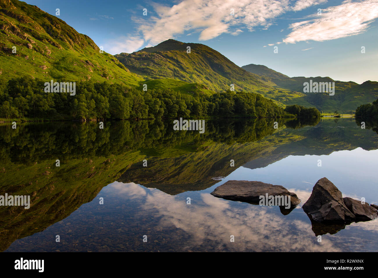 glencoe see mit spiegelung glenfinnan road to the isles fort william