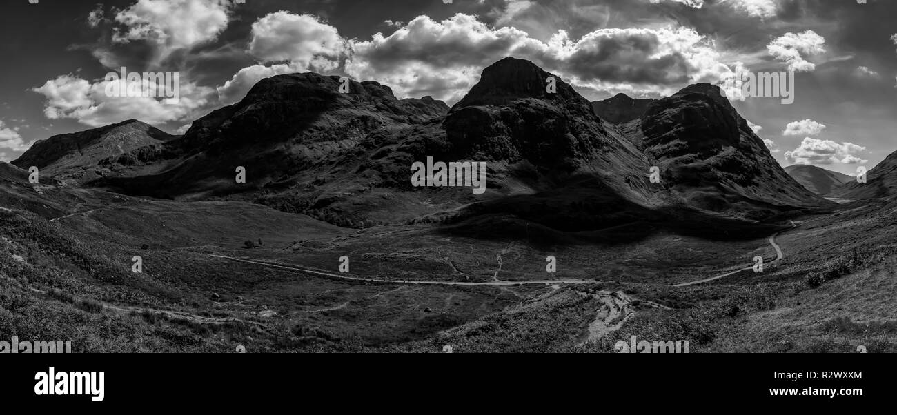 three sicters glencoe highlands Stock Photo