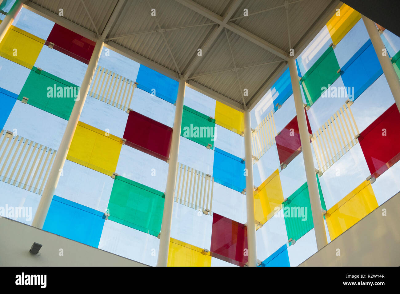 Centre Pompidou Málaga, Spain Stock Photo