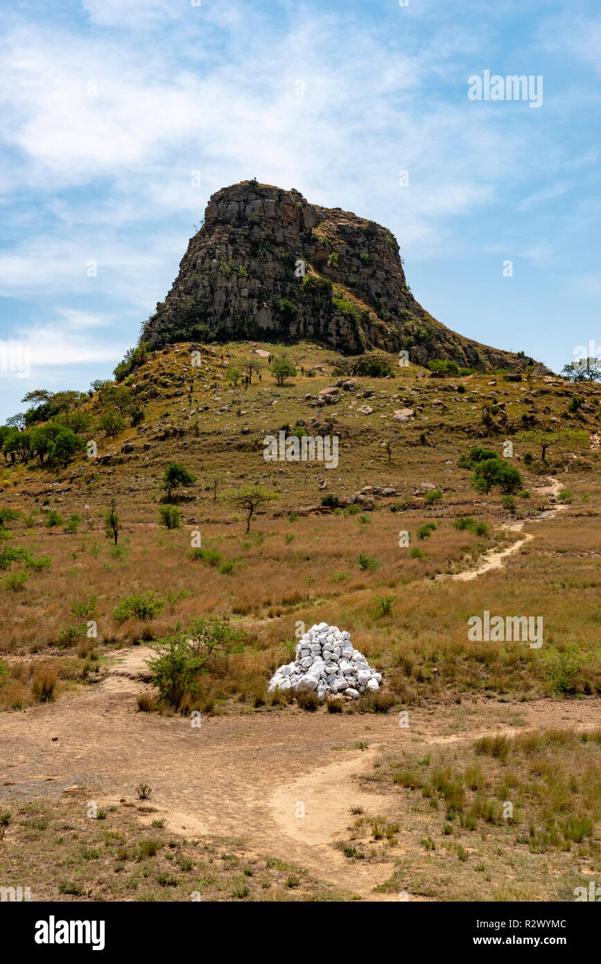 Isandlwana, Zulu Battlefields, KwaZulu Natal, South Africa Stock Photo
