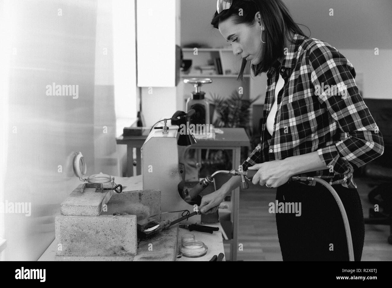 Historical image of James Avery jewelry makers