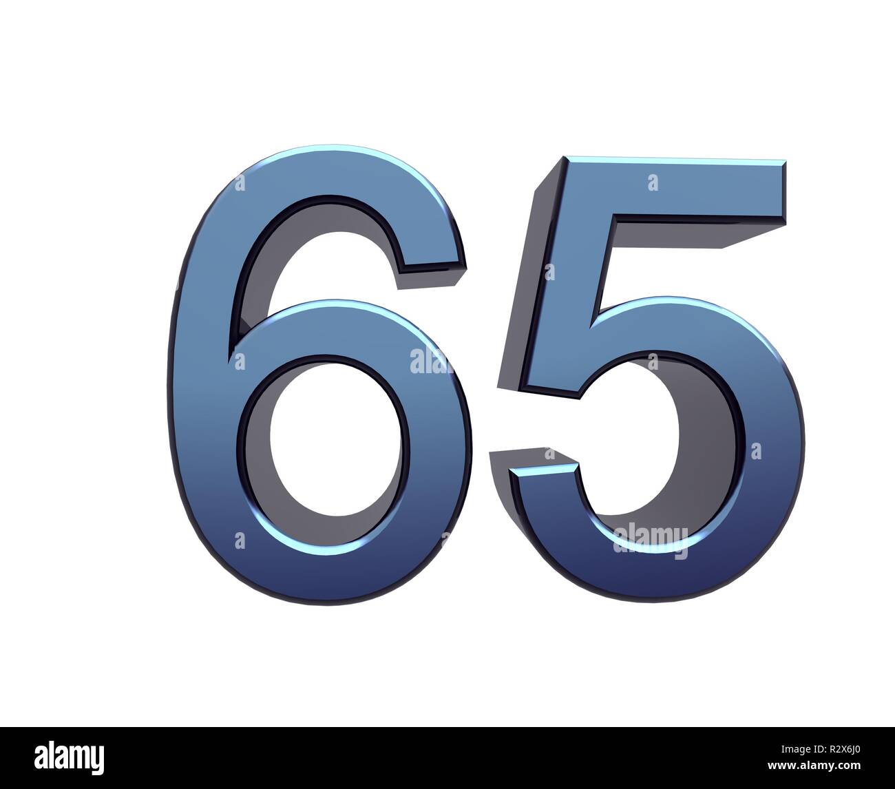 Number 65 Cut Out Stock Images & Pictures - Alamy