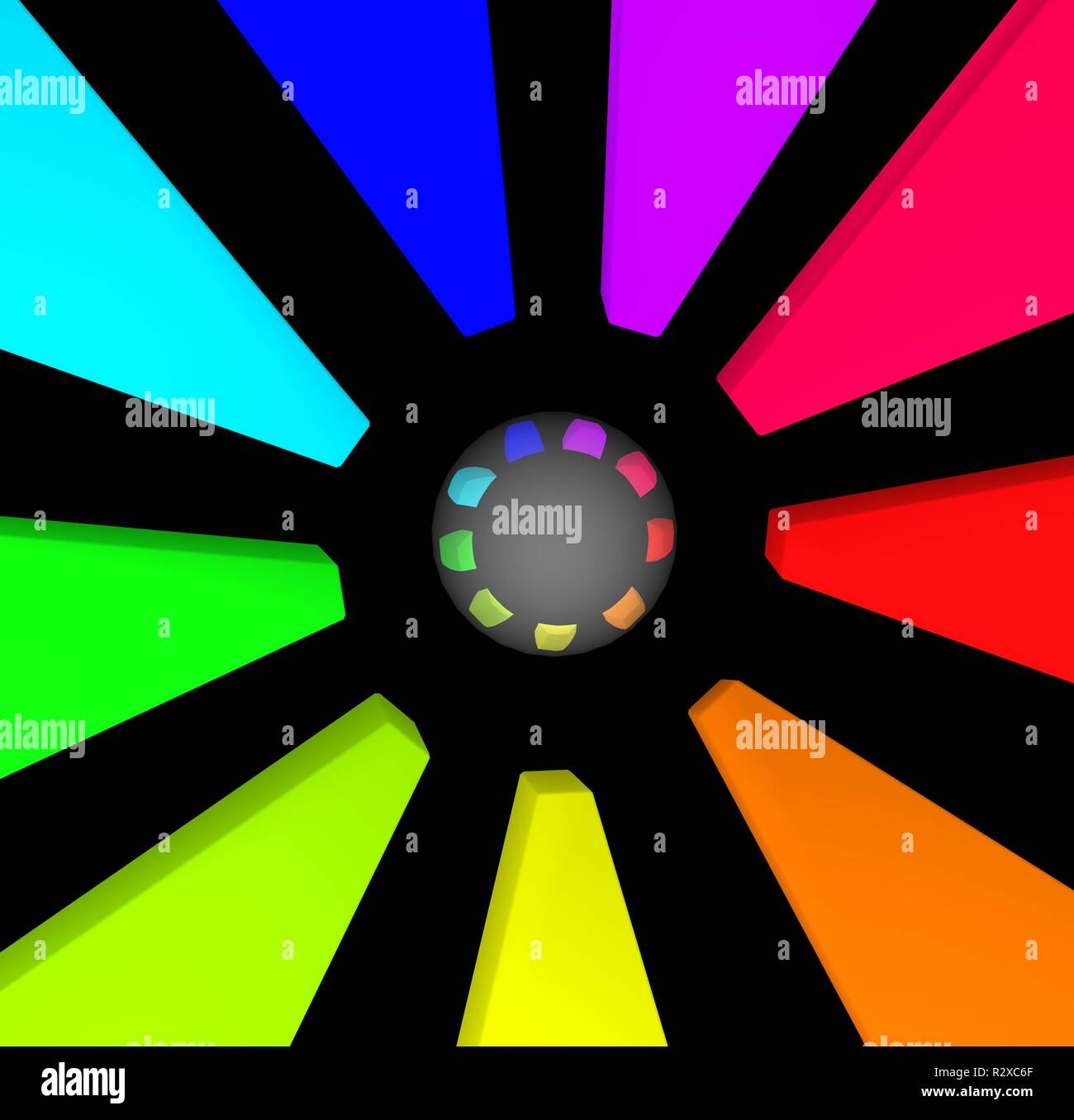 Brilliant blend of colors hi-res stock photography and images - Alamy
