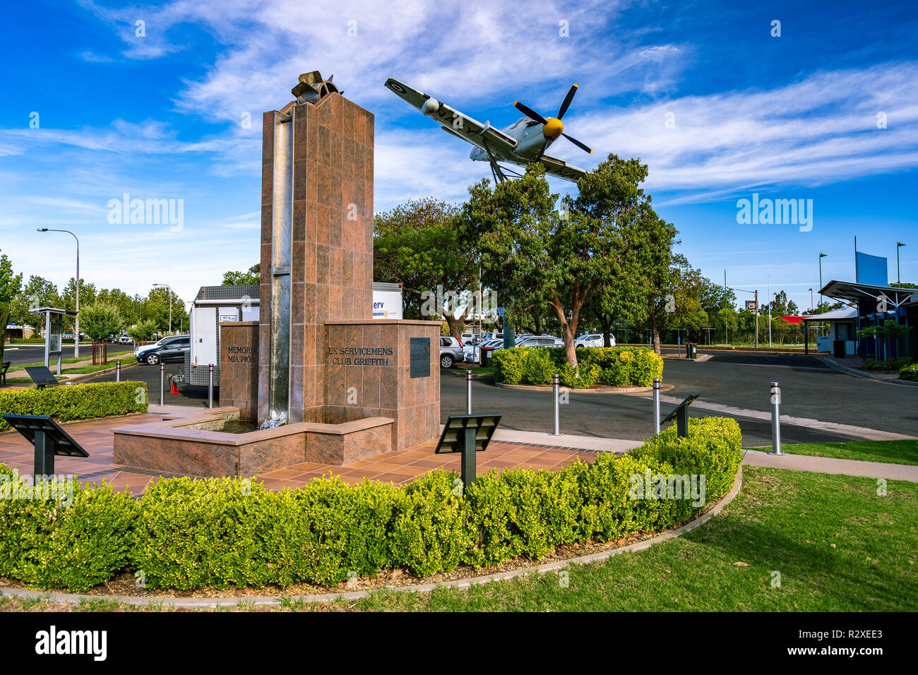 Griffith, NSW, Australia Fairey Firefly Monument Stock Photo Alamy