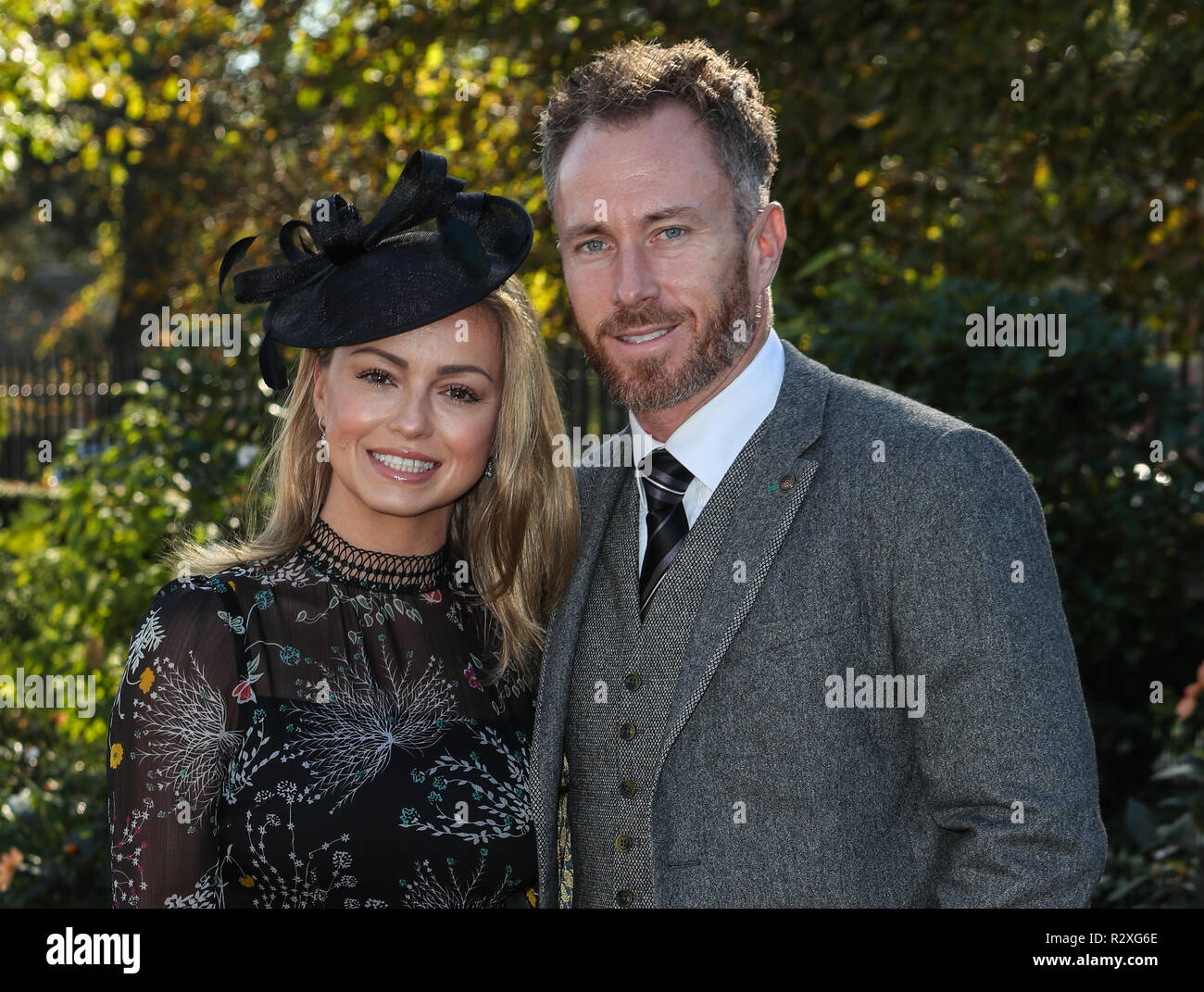 QIPCO British Champions Day at Ascot Racecourse - Arrivals Featuring