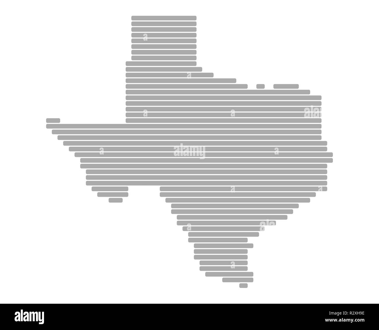 Map of Texas Stock Photo Alamy