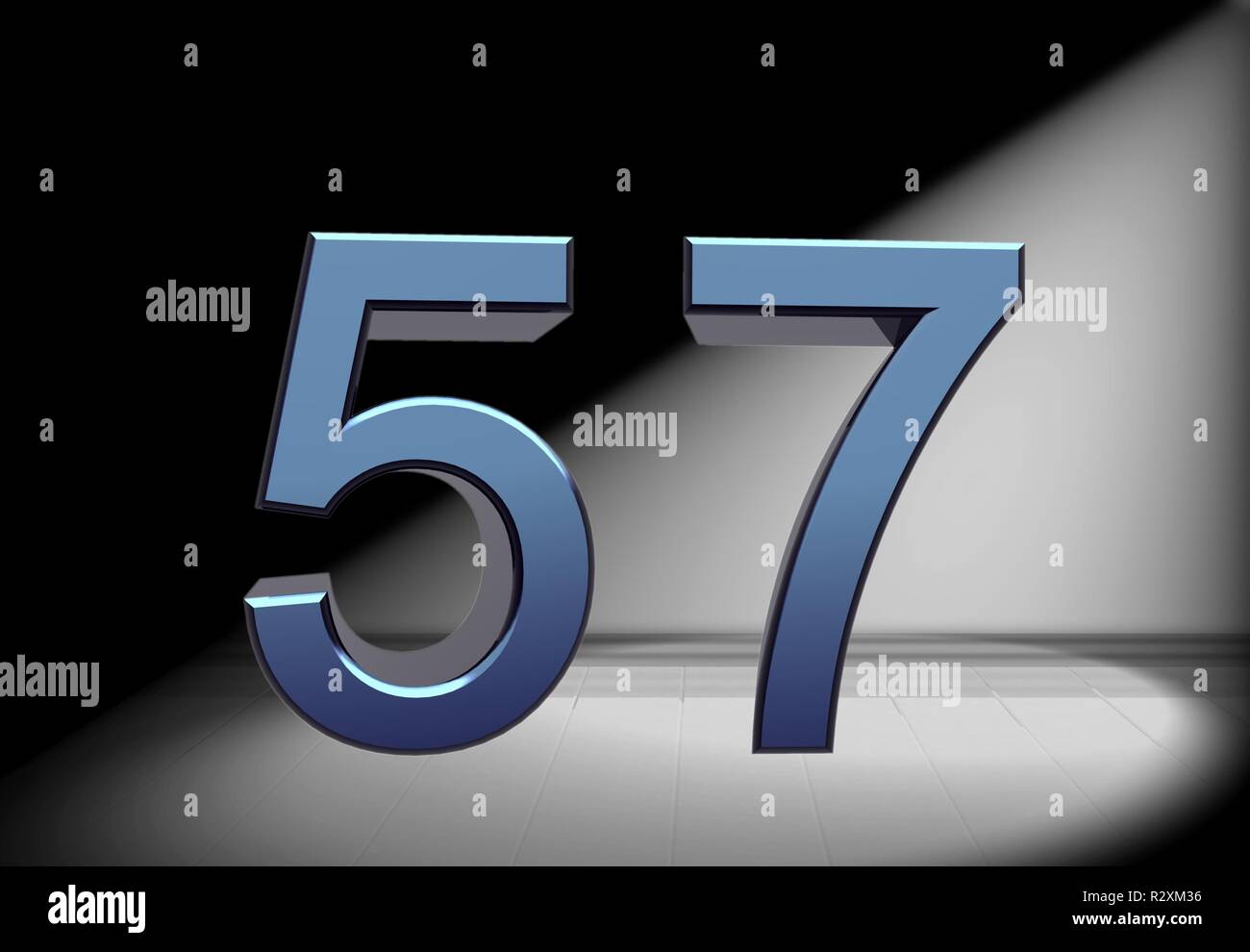number in the spotlight Stock Photo Alamy