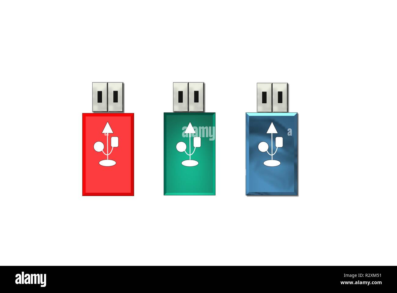 memory sticks set Stock Photo Alamy