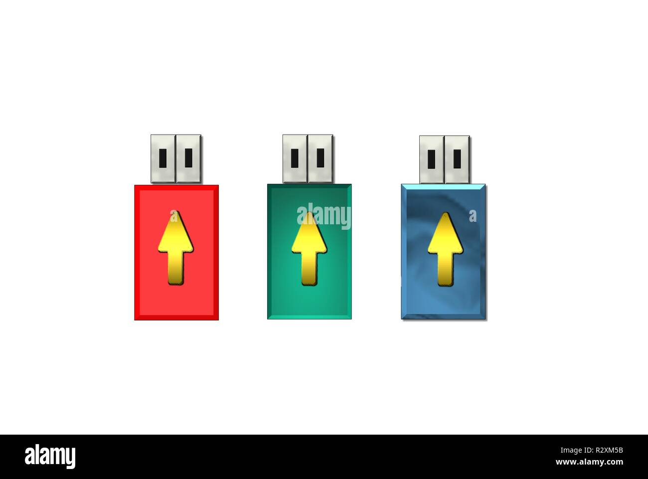 memory sticks set Stock Photo Alamy