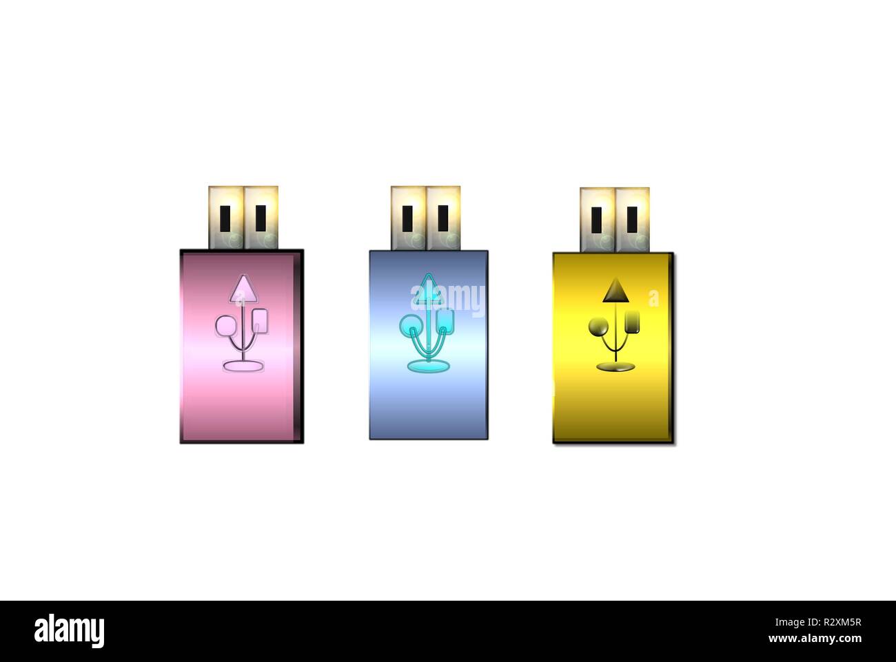 memory sticks set Stock Photo Alamy