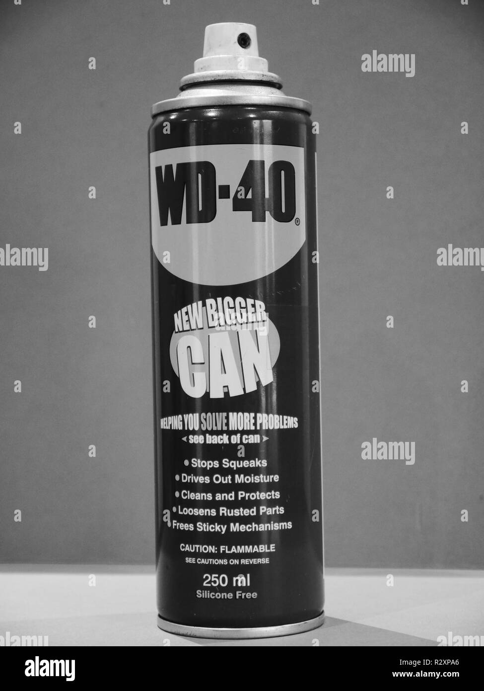 A can of WD-40 Stock Photo