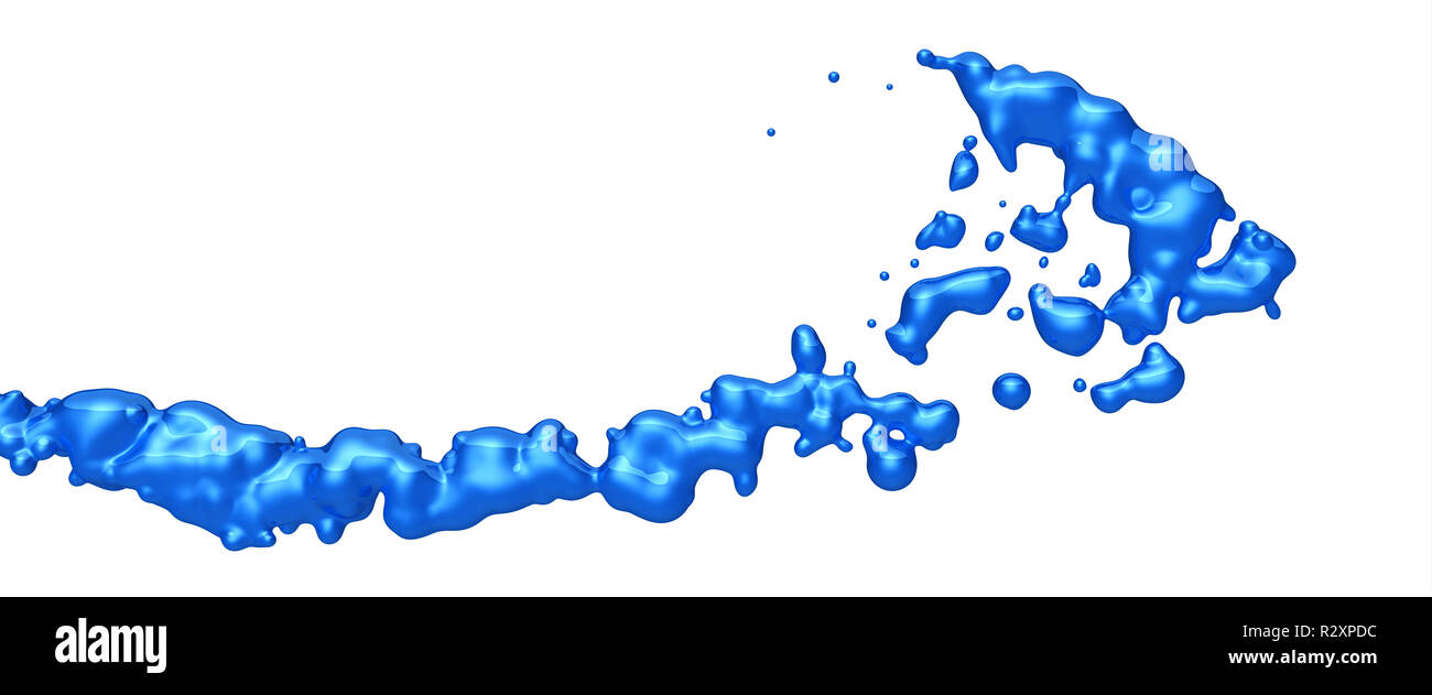 blue spray isolated 03 Stock Photo - Alamy