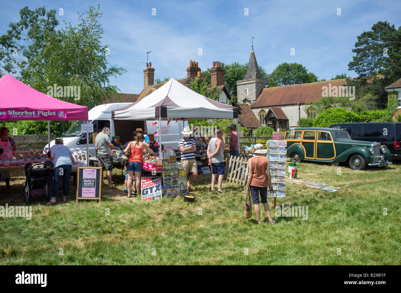 Yattendon Classic Vehicle Rally, Berkshire Stock Photo Alamy