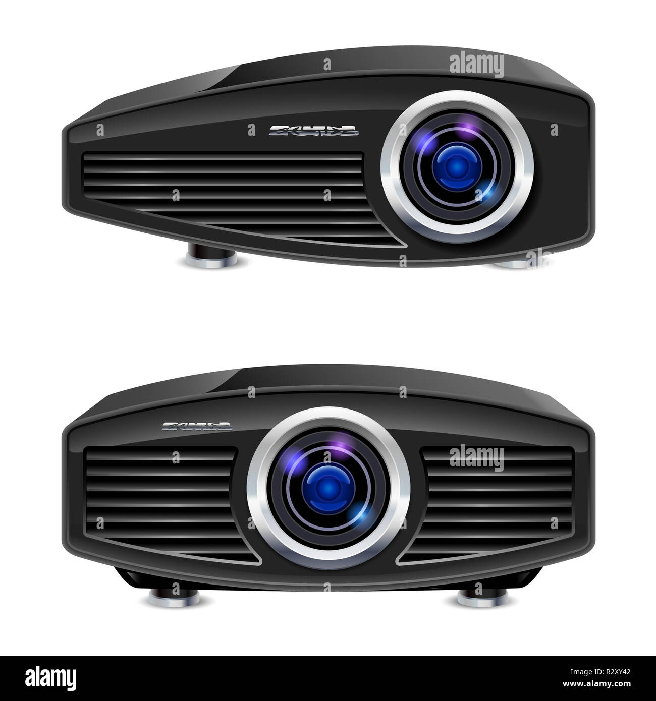 White projector backdrop Cut Out Stock Images & Pictures - Alamy
