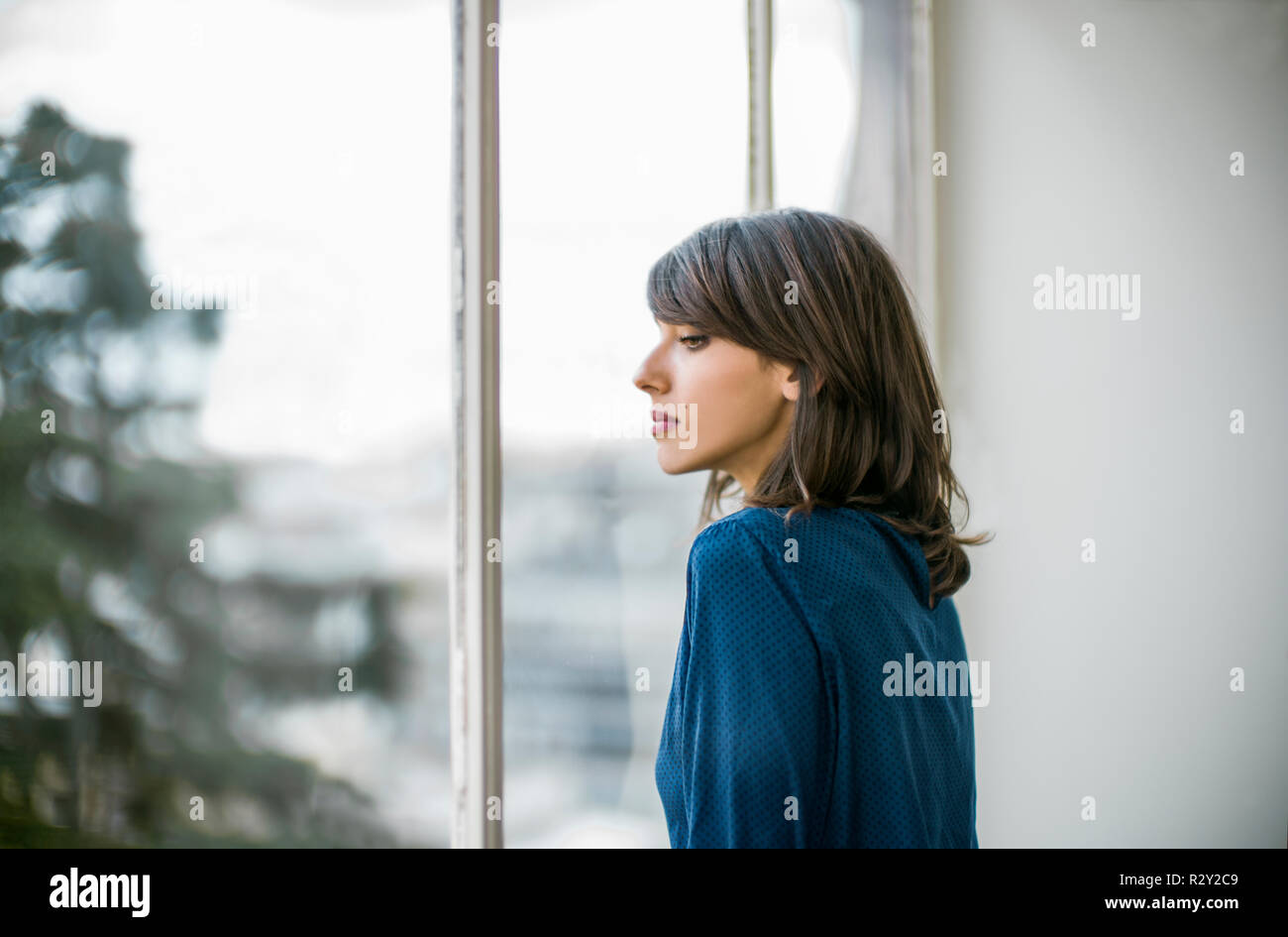 Portrait of a beautiful young businesswoman. Stock Photo