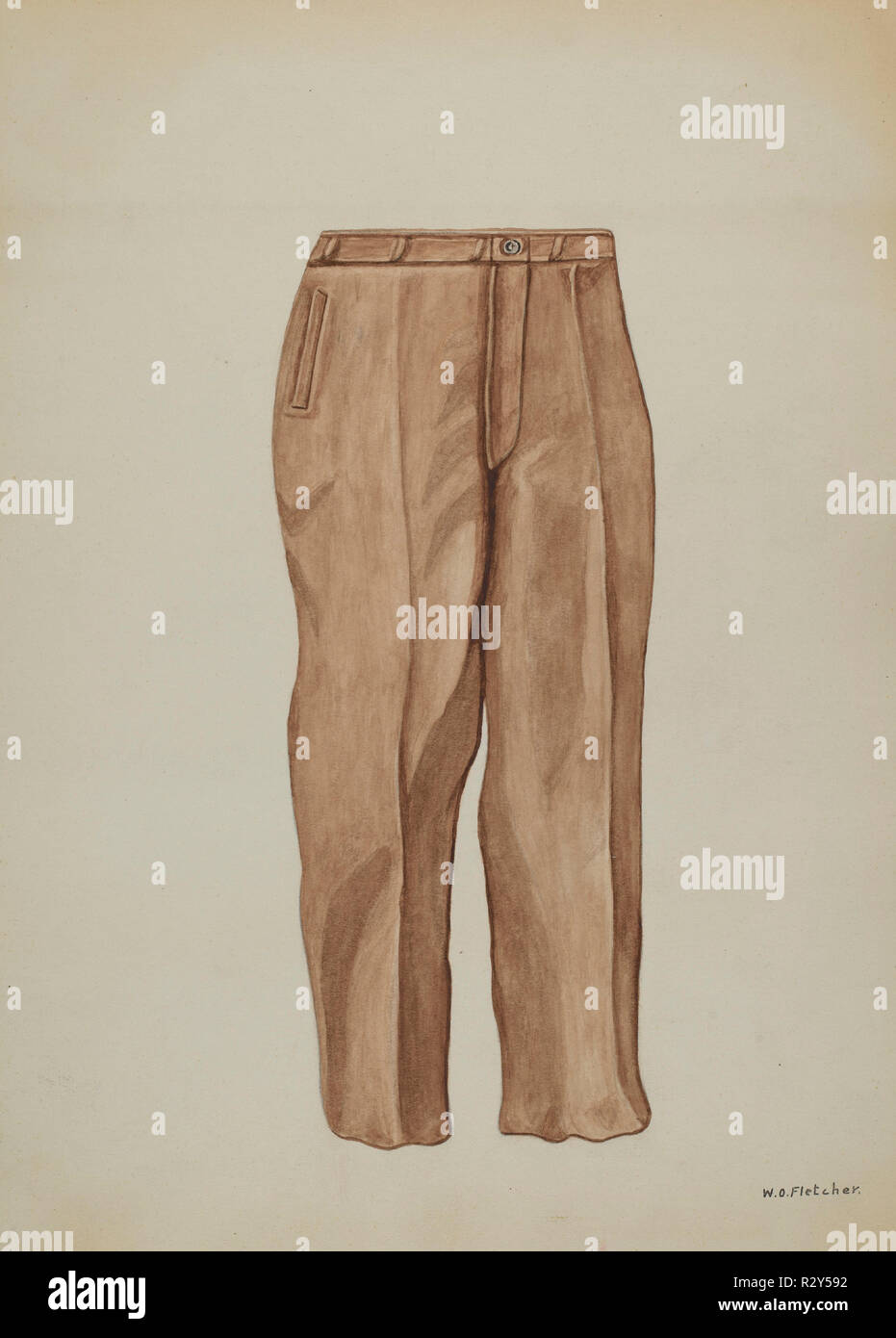 Trousers. Dated: c. 1937. Dimensions 