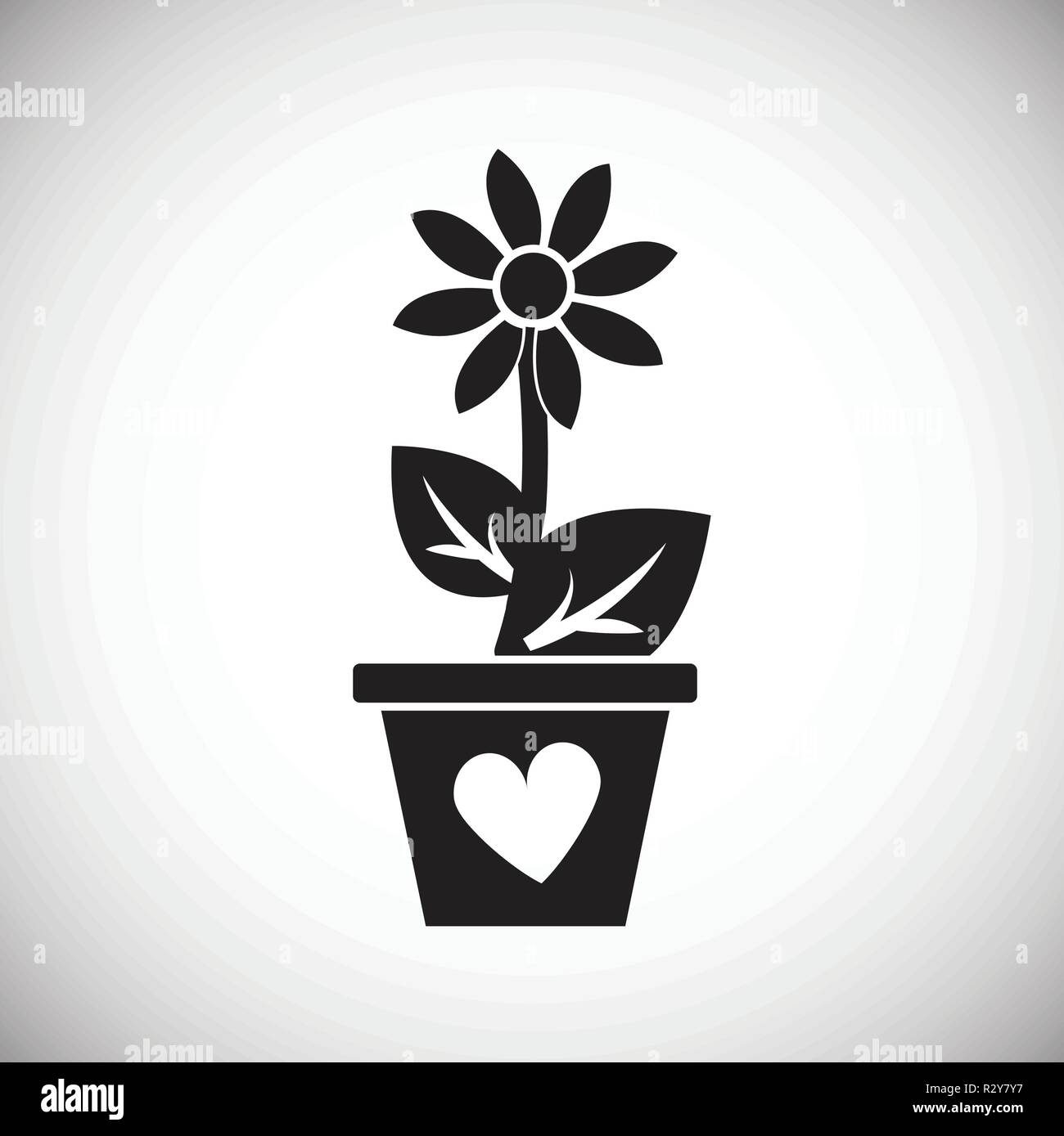 Spring flower on white background Stock Vector Image & Art - Alamy