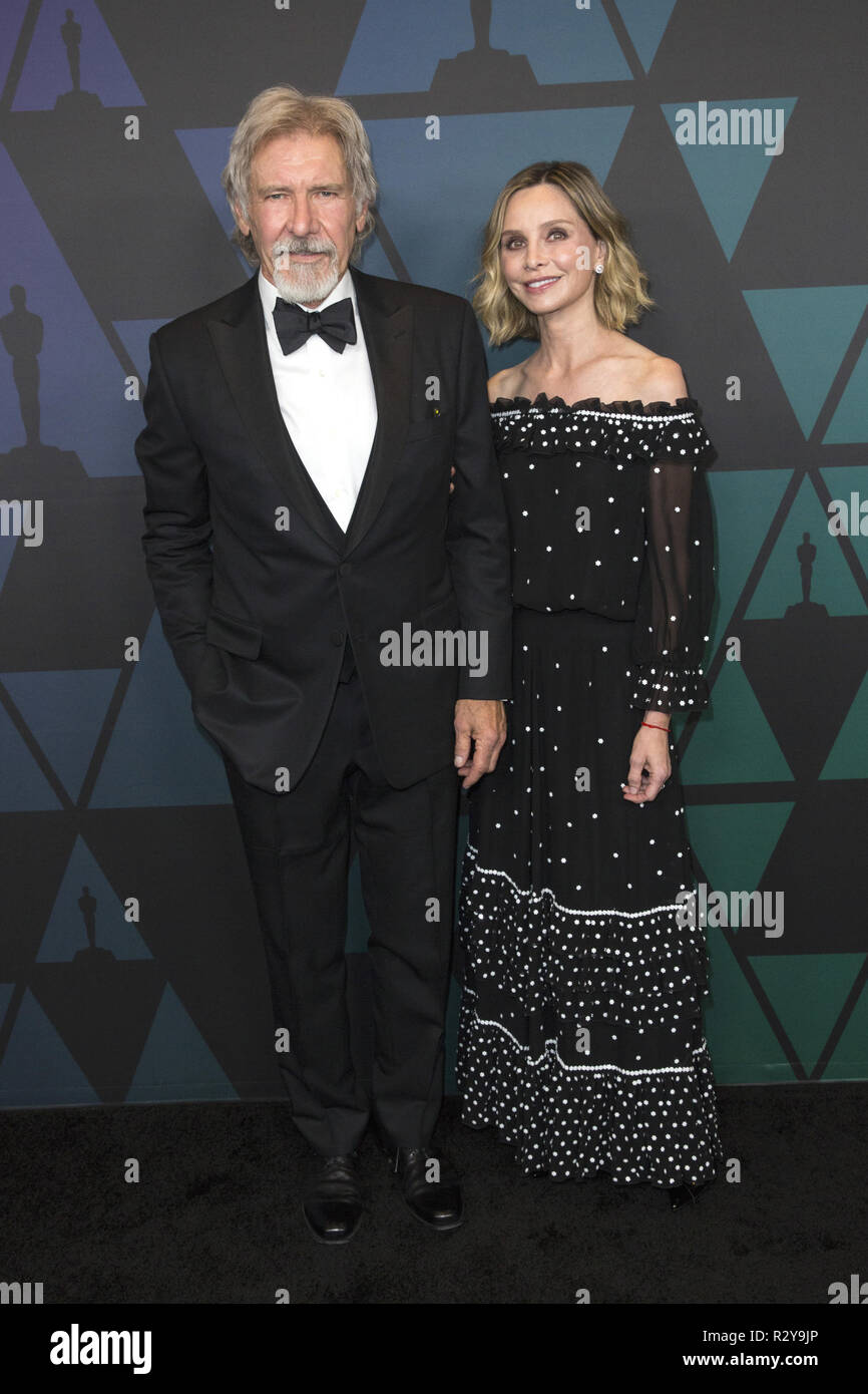 Harrison Ford and Calista Flockhart attend the Academy’s 2018 Annual