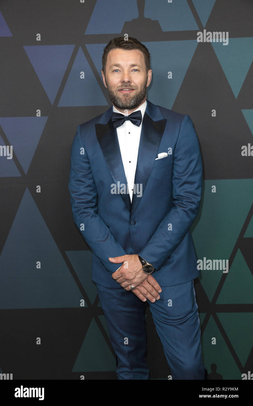 Joel Edgerton attends the Academy’s 2018  Annual Governors Awards in The Ray Dolby Ballroom at Hollywood & Highland Center in Hollywood, CA, on Sunday, November 18, 2018. Stock Photo