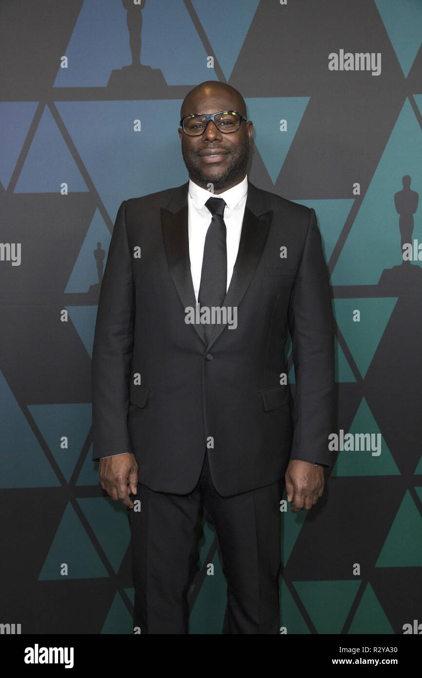 Steve McQueen attends the Academy’s 2018 Annual Governors Awards in The Ray Dolby Ballroom at Hollywood & Highland Center in Hollywood, CA, on Sunday, November 18, 2018. Stock Photo