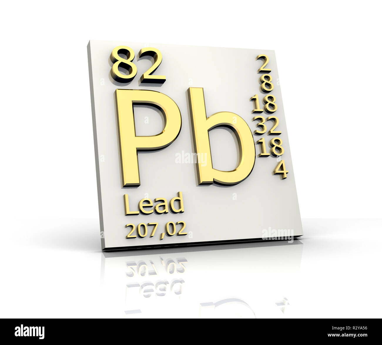Lead Chemical Element Symbol With Atomic Mass And Atomic, 52 OFF