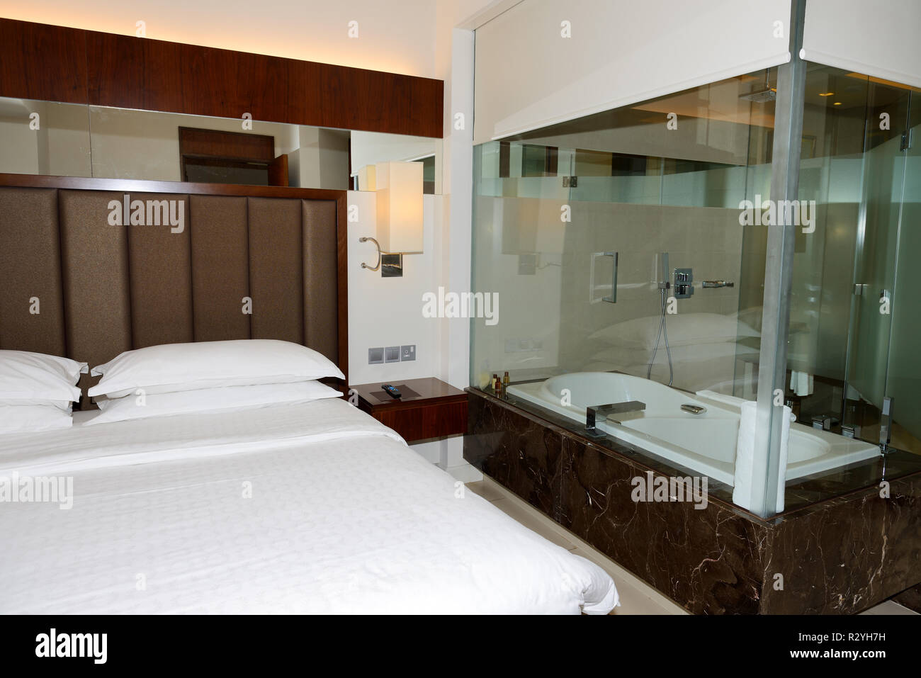 Apartment in the modern luxury hotel, Dubai, UAE Stock Photo - Alamy - Modern Luxury Apartment In Dubai