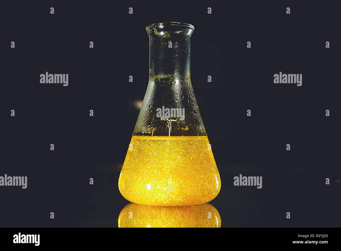 Lead iodide golden rain precipitation hires stock photography and