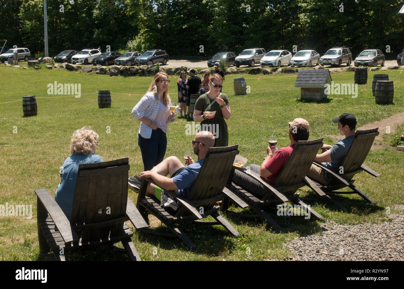 Hill Farmstead Brewery Burlington Vermont Stock Photo Alamy