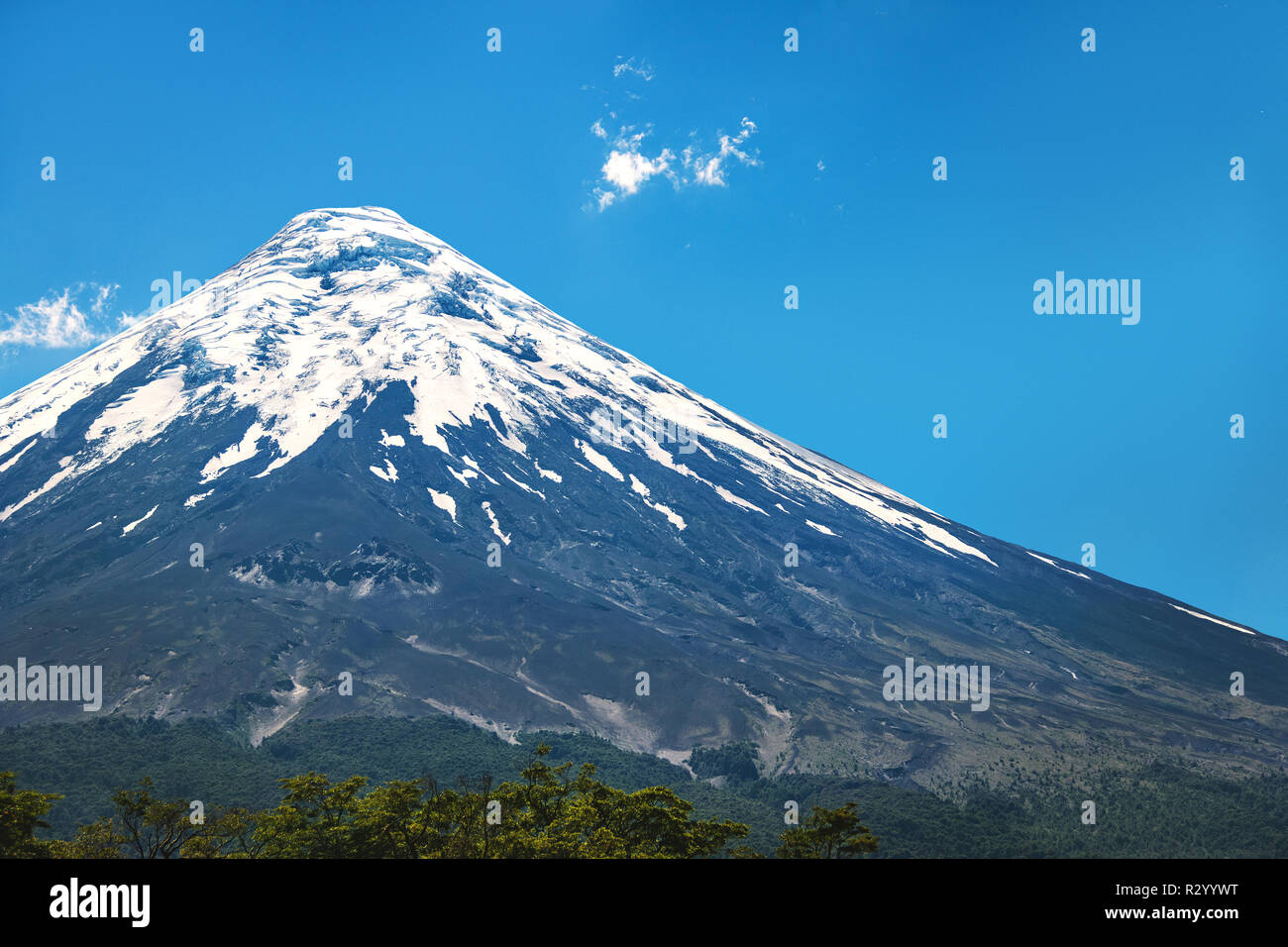Osorno Volcano - Puerto Varas, Chile Stock Photo