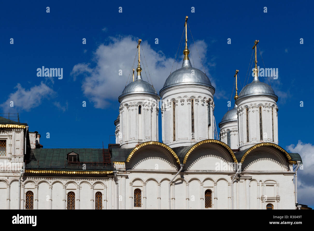 1653 Church of the Twelve Apostles, now the Museum of Applied Arts, in Cathedral Square, Kremlin, Moscow, Russia Stock Photo