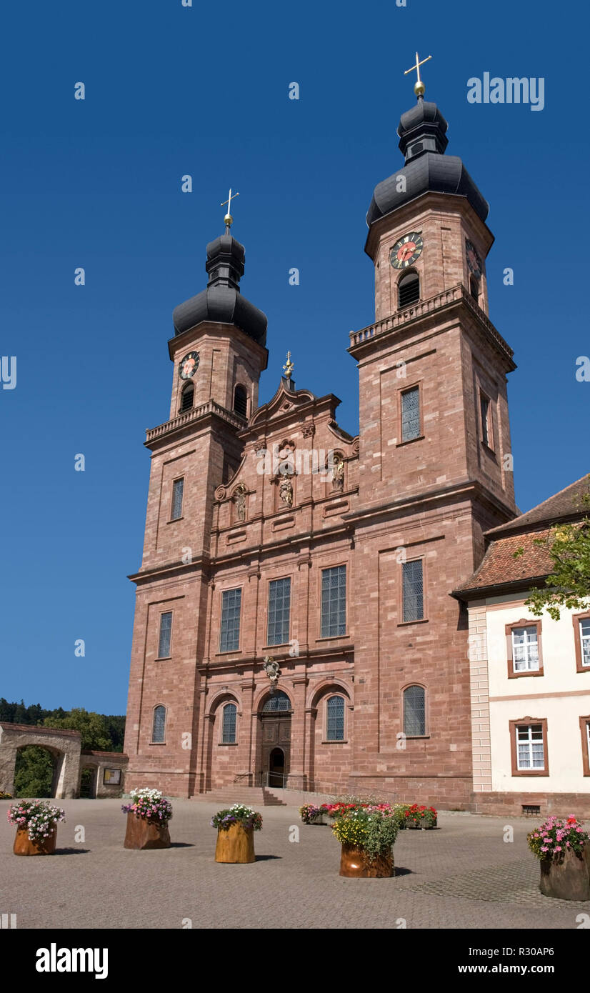 abbey of saint peter in the black forest Stock Photo