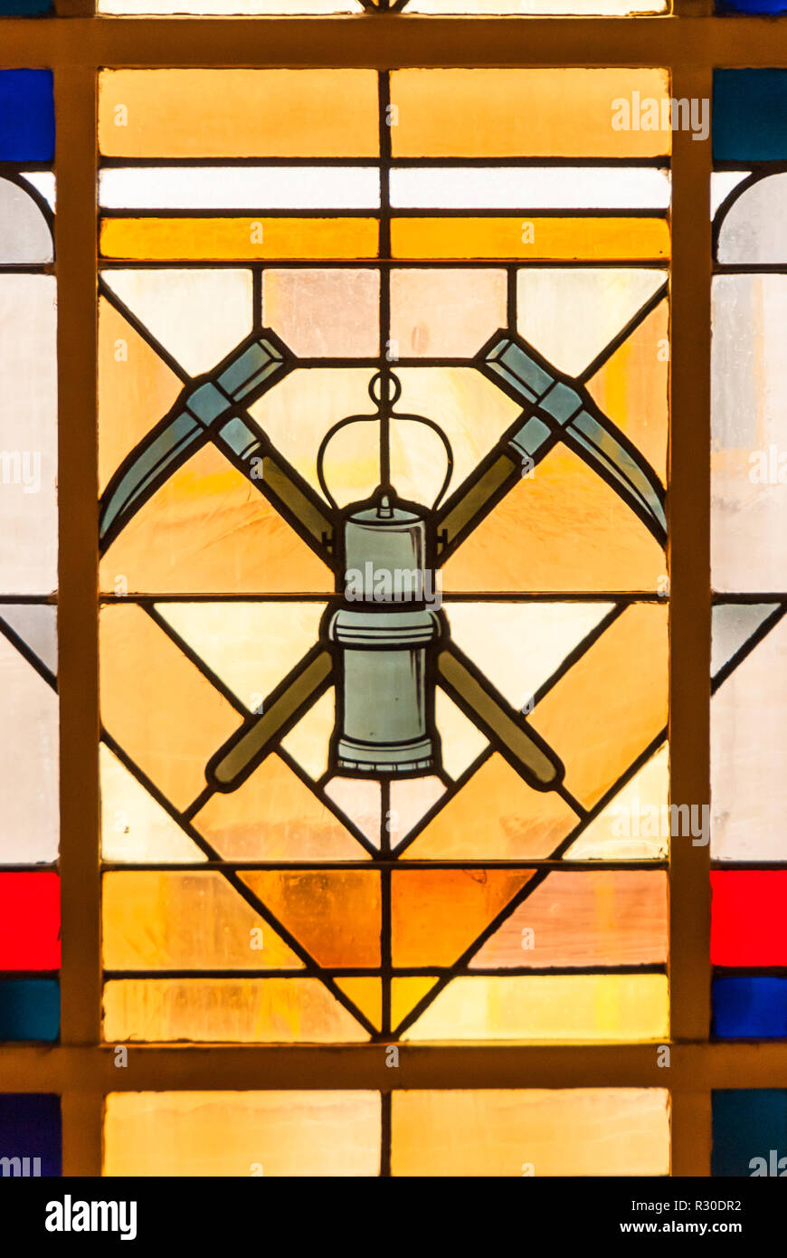 Art, stained glass, Symbols Stock Photo Alamy