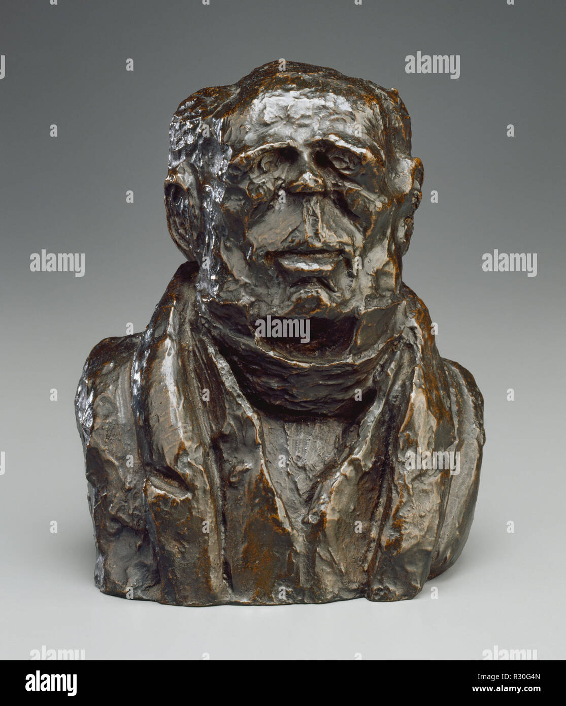 Benjamin Delessert. Dated: model c. 1832/1835, cast 1929/1930. Dimensions: overall: 17.5 x 14.3 x 10.2 cm (6 7/8 x 5 5/8 x 4 in.). Medium: bronze. Museum: National Gallery of Art, Washington DC. Author: HONORÉ DAUMIER. Stock Photo