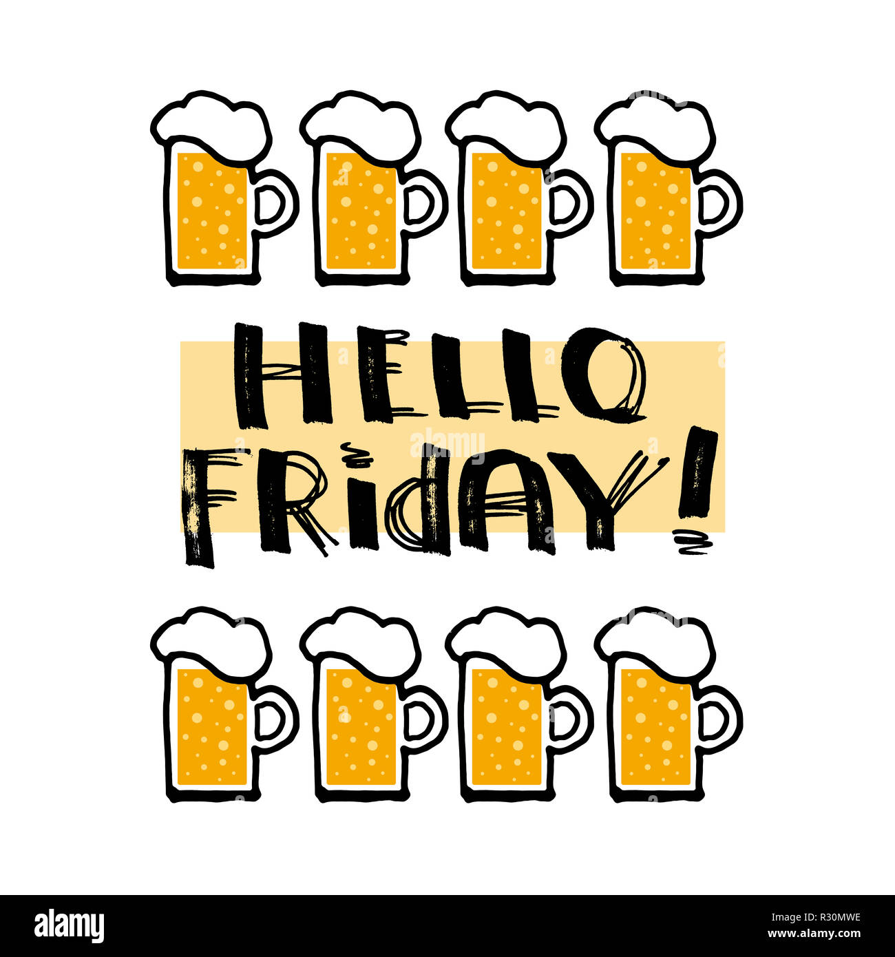 Hello friday Cut Out Stock Images & Pictures Alamy