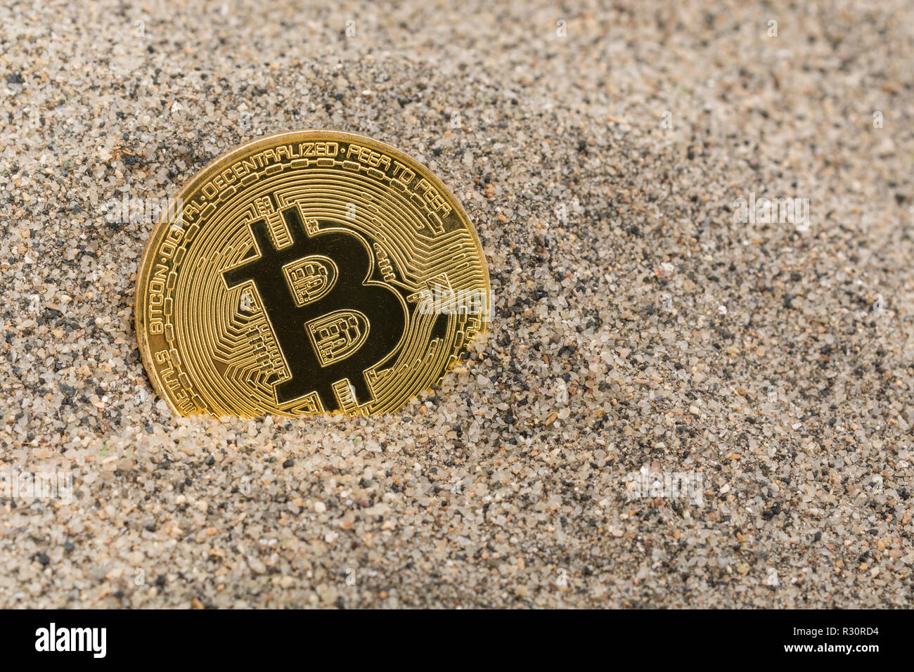 Bitcoin sinking in quick sand hi-res stock photography and images - Alamy