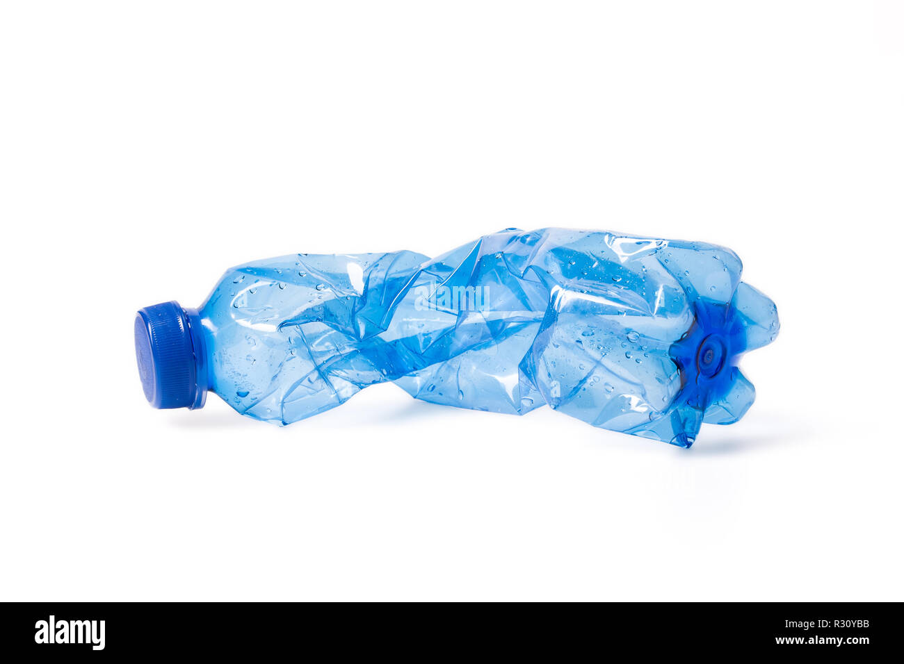 empty plastic waste bottle isolated on white background Stock Photo Alamy