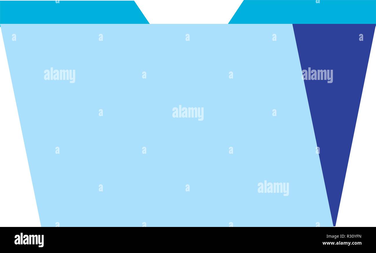 folder file on white background vector illustration Stock Vector Image ...