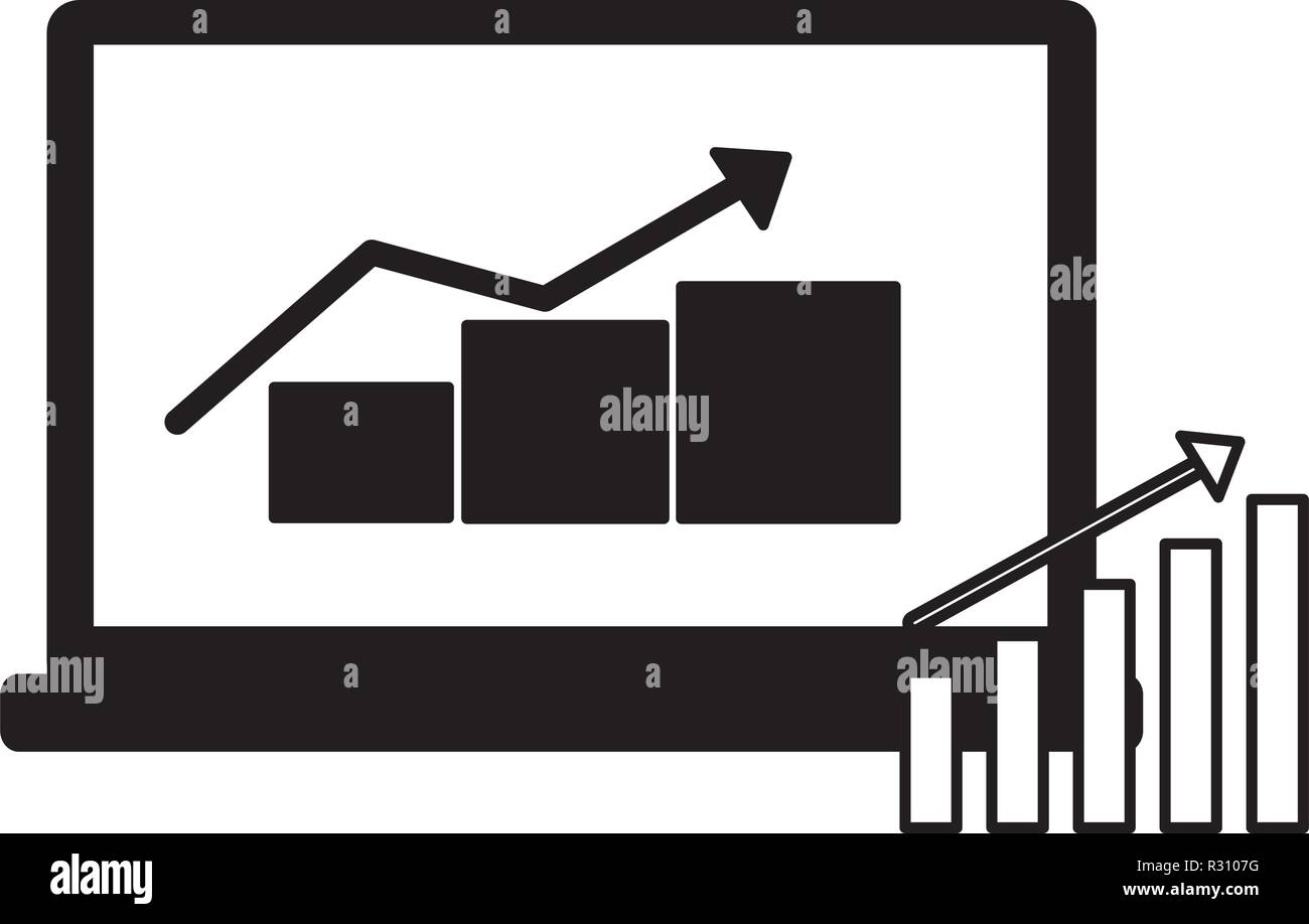 mobile statistics report search engine optimization vector illustration ...