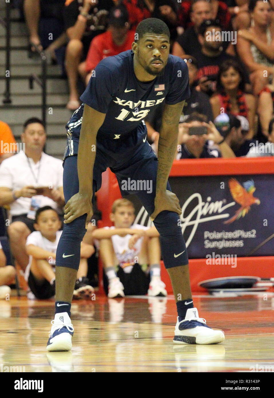 November 17, 2018 - Xavier Musketeers forward Naji Marshall #13 during a game between the San Diego State Aztecs and the Xavier Musketeers at the Lahaina Civic Center in Lahaina, Maui, HI - Michael Sullivan/CSM Stock Photo